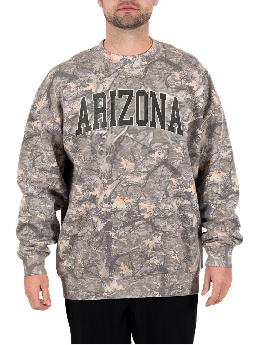 Arizona Camo Crewneck Sweatshirt - Gray